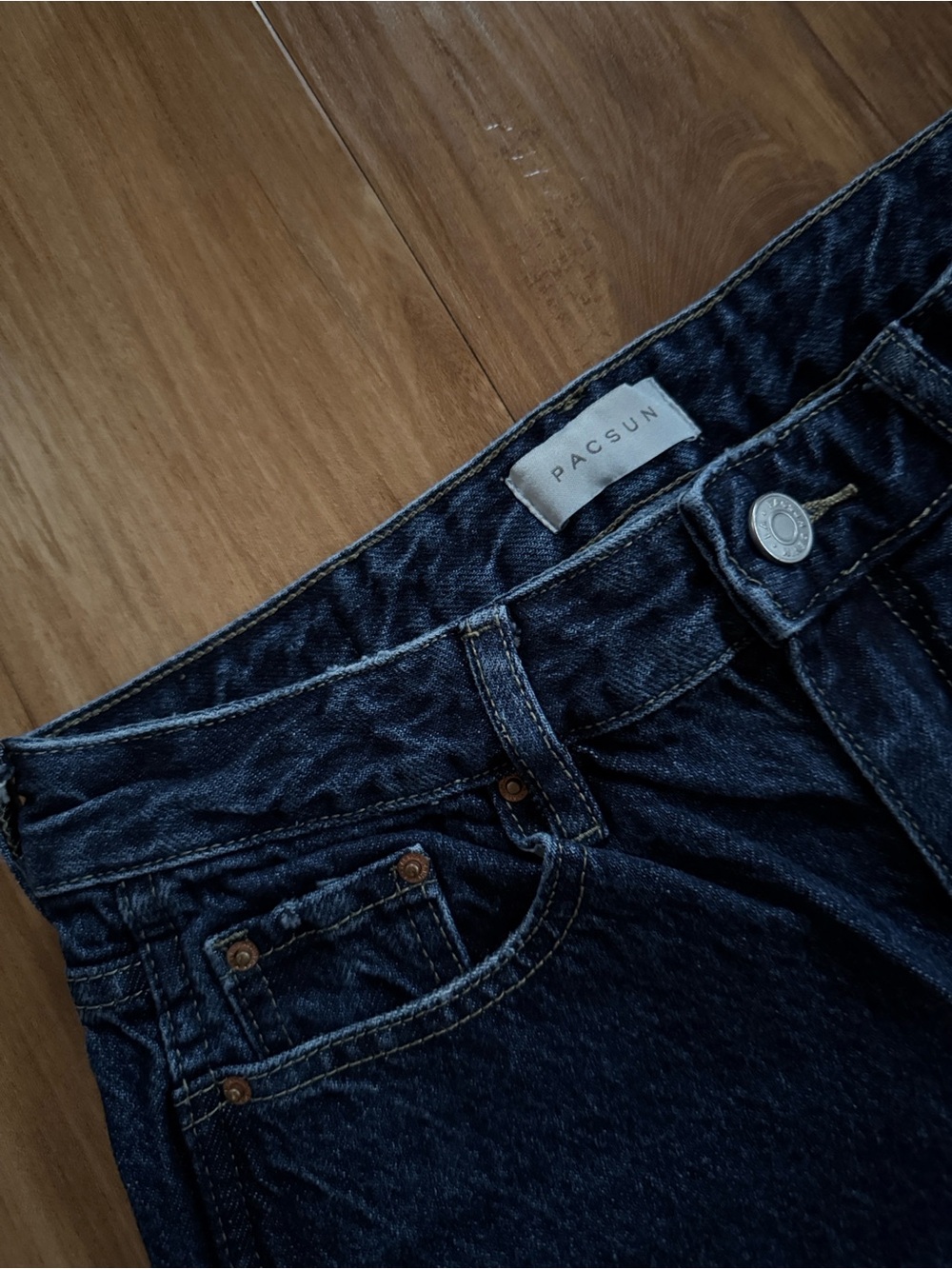 Pacsun Casey Low Rise Baggy Jeans Dark Indigo